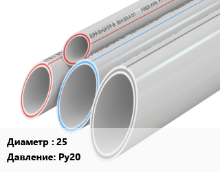 Труба полипропиленовая 25 Ру20, метр, FV Plast,Kalde, SDR 6 цена от 101.03 сом / шт, где купить, условия доставки в Оше и Ошской области